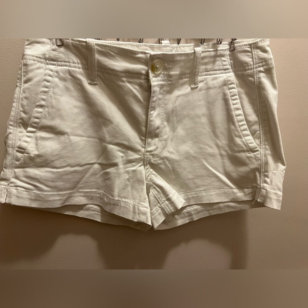 American eagle outfitters shortie stretch white shorts